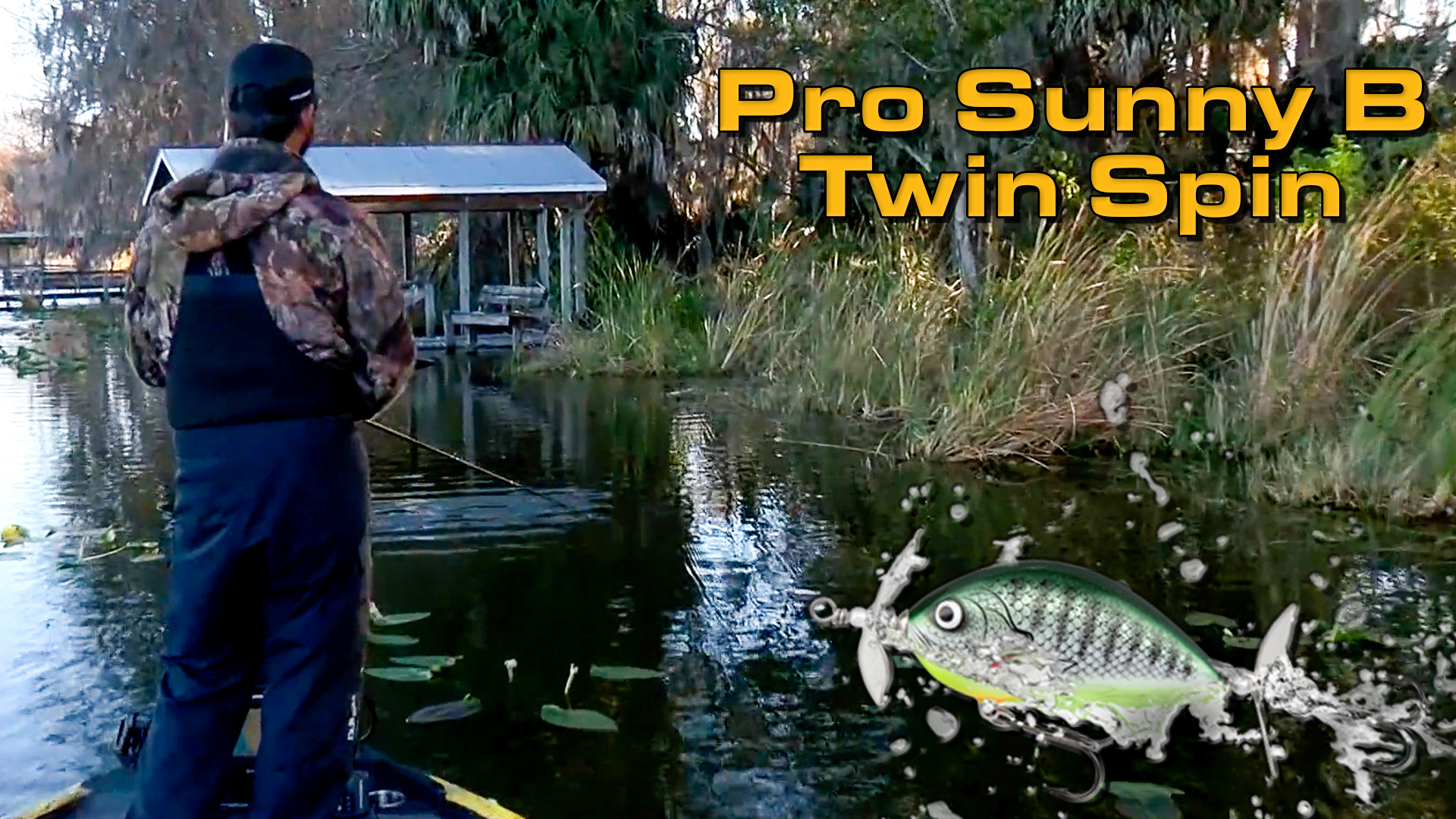 Topwater Bait, Pro Sunny B Twin Spin with Drew Benton